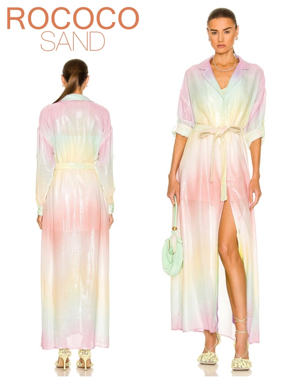 ROCOCO SAND Pax Maxi Dress in Tricolor